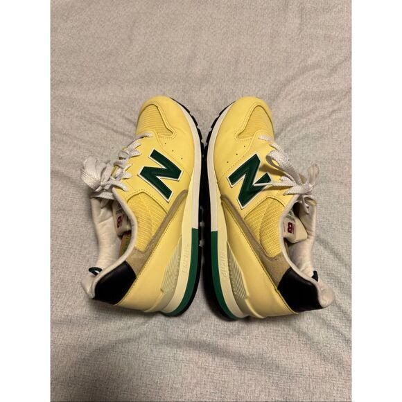 New Balance Size 12 996 U996TD Made USA Sulpher Forest Green - Picture 7 of 9